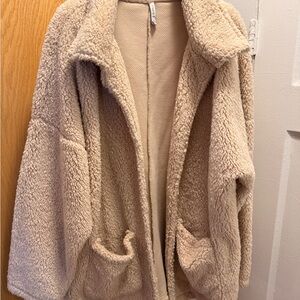 Z Supply Plush Tan Teddy Jacket